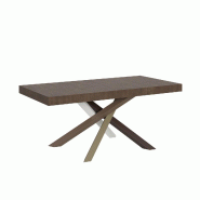 Itamoby Table Extensible 90X180/440 Cm Volantis Noce Structure 4/C - marron VE180TAV4C440-NC