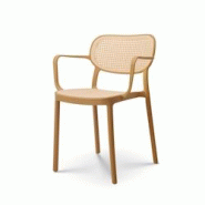 Kosmi Chaise de salle à manger moutarde style vintage avec accoudoirs - 3760301693840 Kosmi Chaise de salle à manger moutarde style vintage avec accoudoirs - 3760301693840