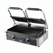 Maxima Grill contact - rainuré - plaque de gril double - 2 x 22 cm – 57 × 30.5 × 21 cm – 1800 W - AKS-09300435