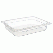 METRO Professional Récipient GN 1/2, 65 mm, Polypropylène (PP) - transparent plastique polypropylène 36781