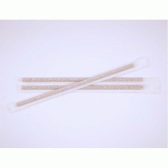 Paille emballées canne à sucre biosourcée 21x0,6cm - par 250