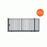 Portail coulissant barreaudage rond - 10000 / 2200 Portail coulissant barreaudage rond - 10000 / 2200