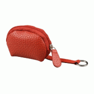 Quo Vadis - Porte-clés-monnaie - Goya - Rouge - 7,5x4x7 cm - Cuir pleine fleur de vachette - rouge 218179Q