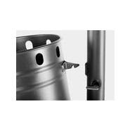 Poubelle publique Up7 - corbeille lante Novatilu - 30 litres - acier galvanisé_1