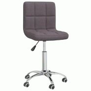 VidaXL Chaise pivotante de salle à manger Taupe Tissu Modèle Étoile Horizon - 3087540