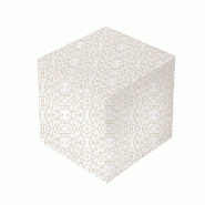 Boite pâtissière hauteThe Pack carton ondulé blanc 25.4x25.4x30.5 cm - par 30