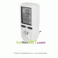 Compteur de consommation électrique et mesure d'énergie - wattmètre - 16 a/ 3680 w