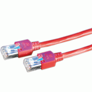 Cordon KERPEN Cat.5e (Classe D) D1-20 SF/U, rouge, 5 m