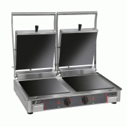 Grill vitrocéramique Double Plaques lisses Sofraca