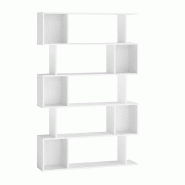 Helloshop26 - Bibliothèque étagère sur 5 niveaux 24 x 90 x 159 cm meuble de rangement avec compartiments ouverts pour salon chambre 12_0004272 - 30