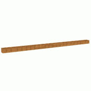 Helloshop26 - Lot de 1 lit surélevé de jardin décoratif 960 x 50 x 36 cm en acier corten marron 02_0046132 - marron métal 3000234060310