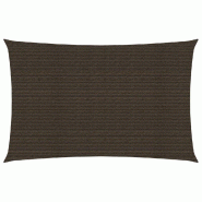 Helloshop26 - Voile d'ombrage 160 g/m² marron 4 x 7 m PEHD 02_0009171 - marron 3000490582724