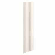 Panneau Vertigo T03 MDF naturel et blanc 59x1,8x240cm