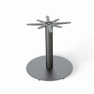 Piètement pour plateaux de table de Ø 120 cm Noir - Feros - 6096735415466