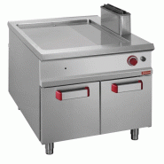 Plaque cuisson 2/3 lisse 1/3 rainurée gaz - Diamond - 0615402729628
