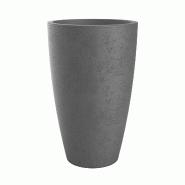 Poetic Pot conique basalt up haut anthracite 63 l - gris plastique polypropylène 013566 G.ANT SX2