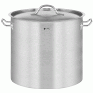 Royal Catering - Royal Catering Casserole Induction Fond Rapporté Sandwich Triple (25 L, Ø 32 cm, Avec Couvercle, Inox Aluminium, Poignées Cool - a