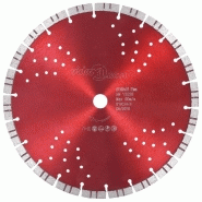 Vidaxl disque de coupe diamanté avec turbo et trous acier 300 mm 143232