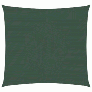 VidaXL Voile de parasol tissu oxford carré 3,6x3,6 m vert foncé Modèle Patio Epsilon Prime - vert 135468
