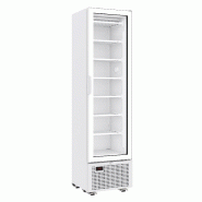 Armoire congélateur professionnel une porte vitrée blanc 221 litres - P7464.0050