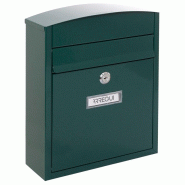 ARREGUI Compact E5733 Outdoor Mailbox Steel Size S (DIN A5 Mail), Small Mailbox, Rain Resistant, Easy to Install, Green, Easy to Install - vert acier ARREGUI Compact E5733 Outdoor Mailbox Steel Size S (DIN A5 Mail), Small Mailbox, Rain Resistant, Easy to Install, Green, Easy to Install - vert acier