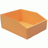 Bac à bec plastique alvéolaire orange - 761508 – 380 x 180 x 155 cm Bac à bec plastique alvéolaire orange - 761508 – 380 x 180 x 155 cm