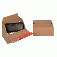 Boîte d'expédition antiforçage fond auto Eurobox S 19.5x14.5x9cm
