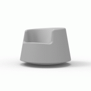 Fauteuil à bascule ROULETTE - gris