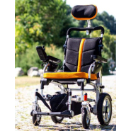 Fauteuil roulant électrique -   dossier réglable et inclinable, accoudoirs réglables en 2s, double palette réglable - Smartchair evo2