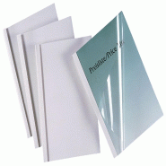 GBC Boîte de 100 chemises à reliure thermique, A4, dos de 1,5 mm, coloris blanc - IB370014
