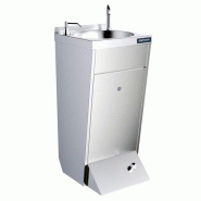 Lave-mains sur piètement 400x440x850, robinet pivotant, double pédale, distributeur de savon - DISTFORM F0251201