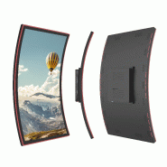 Moniteur tactile PCAP courbé en C 55" avec cadre LED - TDD-PTM-lfc550c