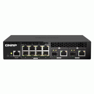 QNAP QSW-M2108R-2C commutateur réseau Géré L2 2.5G Ethernet (100/1000/2500) Connexion Ethernet, supp