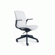 Fauteuil de bureau SmartLight - résille respirante, coque ergonomique, accoudoirs fixes et roulettes Fauteuil de bureau SmartLight - résille respirante, coque ergonomique, accoudoirs fixes et roulettes
