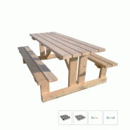 Table bois BEAUSOLEIL composable