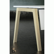 Table de réunion Born Wood - Mobel Linea - 240, Blanc_0