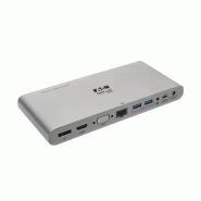 Tripp Lite U442-DOCK4-INT station d'accueil Avec fil USB 3.2 Gen 2 (3.1 Gen 2) Type-C Gris Tripp Lite U442-DOCK4-INT station d'accueil Avec fil USB 3.2 Gen 2 (3.1 Gen 2) Type-C Gris
