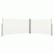 VidaXL Auvent latéral rétractable 160x600 cm Crème Modèle Helios Nova Élite - beige 42179