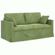 VidaXL Canapé Vert clair 158 x 78 x 80 cm Velours Modèle Atlas Logic Plus - 42024425