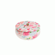 Boite   thais 13 cm -  Décoré Rond Métal Amadeus 13x13 cm - multicolore métal 3520071957371