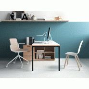 Bureau individuel Agile sur crédence de rangement Bureau individuel Agile sur crédence de rangement