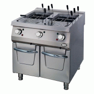 Cuiseur à pâtes électrique sur placard fermé - gamme 900 - 40 + 40 l (CAP9E80) l800mm AFI collin-lucy