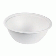ECOLOMIQUE - 25 Pcs - Bol pulpe géant rond blanc 2400 ml Diam: 24,2 cm 24,2 x 24,2 x 8,2 cm - ECO210APUB2400 - blanc Bagasse ECO210APUB2400 ECOLOMIQUE - 25 Pcs - Bol pulpe géant rond blanc 2400 ml Diam: 24,2 cm 24,2 x 24,2 x 8,2 cm - ECO210APUB2400 - blanc Bagasse ECO210APUB2400