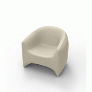 Fauteuil outdoor BLOW - écru
