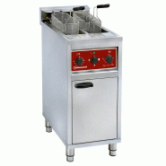 Friteuse électrique 2x 10 litres - Sur meuble - Thermostat de sécurité Friteuse électrique 2x 10 litres - Sur meuble - Thermostat de sécurité
