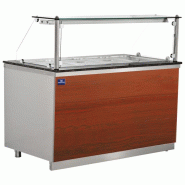 Meuble bain-marie avec vitre verticale avec 4gn1/1-150 et températu... - PIEA0025