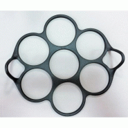 PATISSE Moule à 7 Blinis Pour Poele 26cm 19233 - noir 3760017430012
