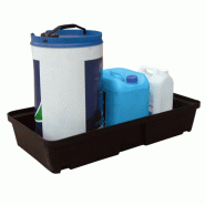Plateau de rétention 30 litres en PE sans caillebotis amovible PE - CEMO - 8718 Plateau de rétention 30 litres en PE sans caillebotis amovible PE - CEMO - 8718