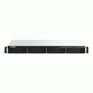 QNAP TS-464eU NAS Rack (1 U) Intel® Celeron® N5095 8 Go DDR4 0 To QNAP Turbo System Aluminium, Noir