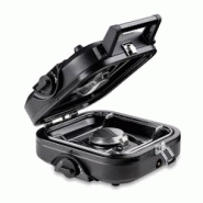 Réchaud gaz 2 feux 4600W pliable Camping KEMPER - noir 8008004114343 Réchaud gaz 2 feux 4600W pliable Camping KEMPER - noir 8008004114343